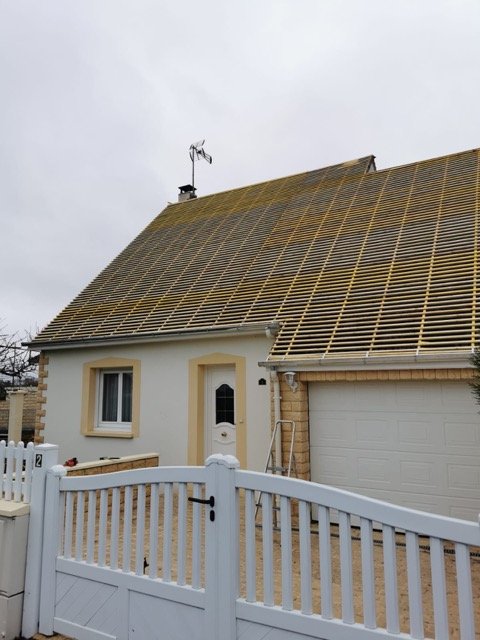 Toiture en tuiles rénovée